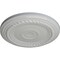 Ekena Millwork Small Alexandria Ceiling Medallion (Fits Canopies up to 4 5/8"), Hnd-Painted Frost, 7 7/8"OD x 3/4"P CM07ALFRF - alternate 5